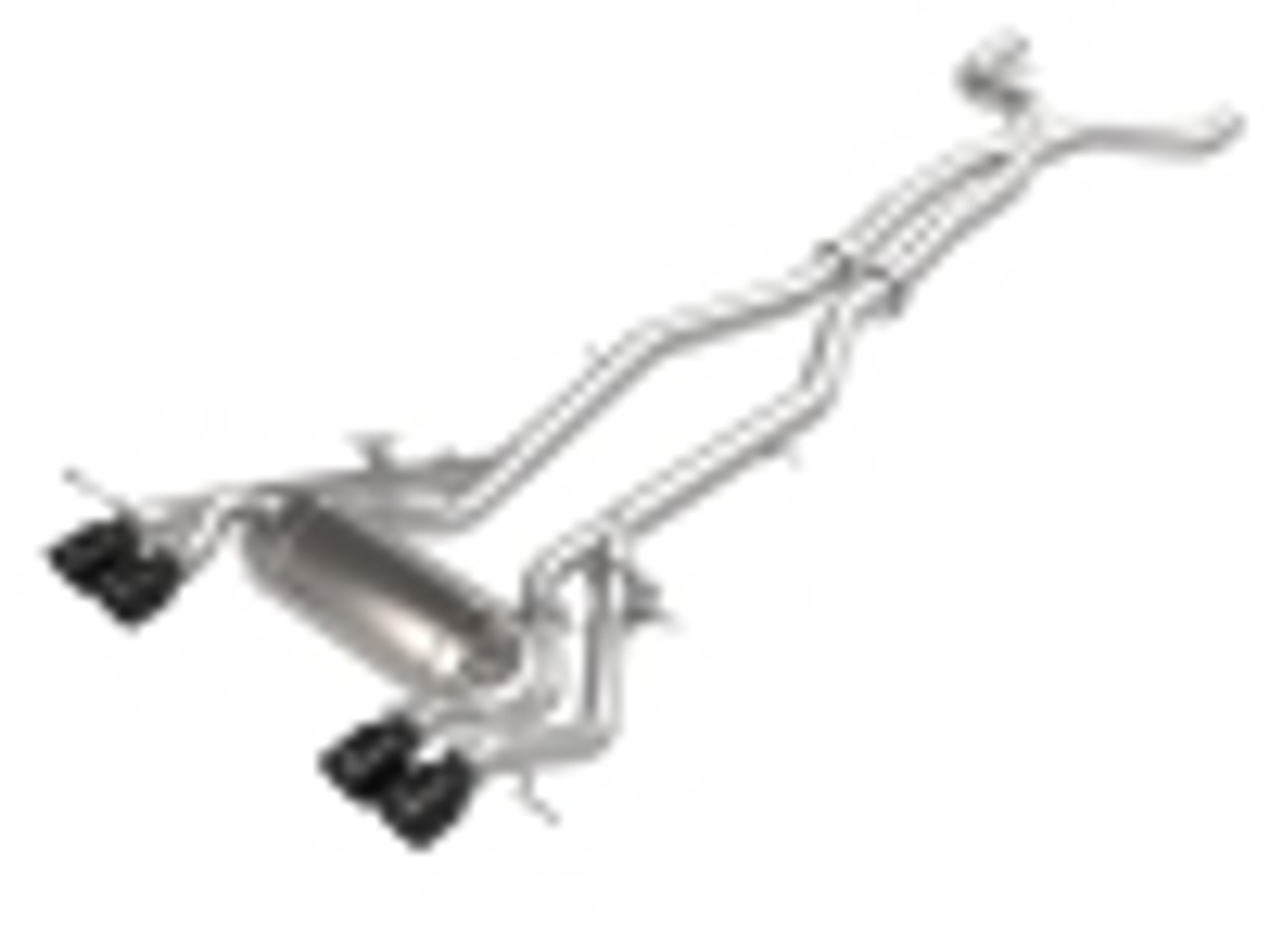 MACH Force-Xp 3 IN to 2-1/2 IN Stainless Steel Cat-Back Exhaust System Black