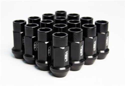 Street Series Forged Lug Nuts; Single Piece - Black