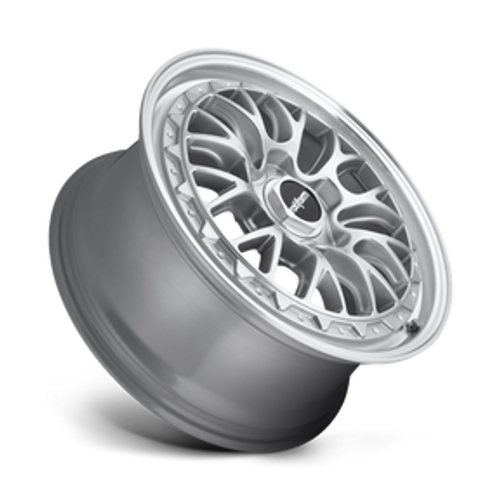 Rotiform R155 LSR Wheel 18x8.5 5x112 35 Offset - Gloss Silver Machined