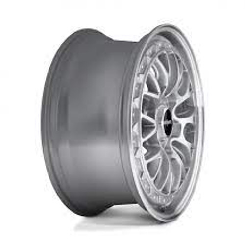 Rotiform R155 LSR Wheel 18x9.5 5x112 35 Offset - Gloss Silver Machined