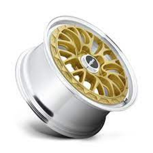 Rotiform R156 LSR Wheel 19x8.5 5x112 35 Offset - Matte Gold Machined