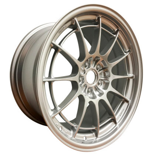 Enkei NT03+M 18x9.5 5x108 40mm Offset 72.6mm Bore F1 Silver Wheel