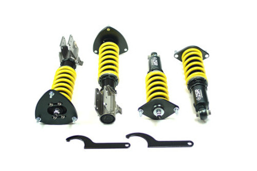 ISR Performance Pro Series Coilovers - Subaru Impreza  (STI ONLY) - 08-13
2x Front coilover assembly.  2x Rear coilover assembly.  1x spanner wrench set