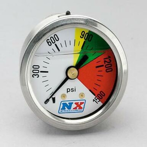 Nitrous Express Pressure Gauge - 0-1500 PSI