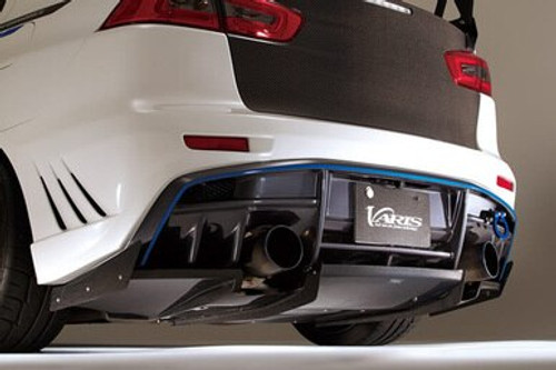 Varis Rear Diffuser for Varis Rear Bumper, Full Carbon - Mitsubishi CZ4A Evo X