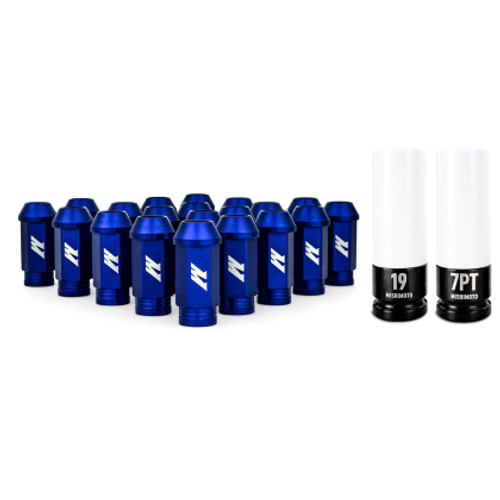 Mishimoto Aluminum Locking Lug Nuts M12x1.25 20pc Set Blue