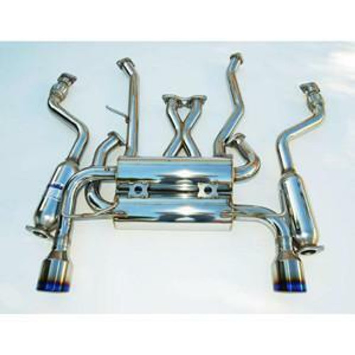 Invidia Gemini Rolled Ti-Tips Cat Back Exhaust Infiniti FX35 / FX45 2003-2008