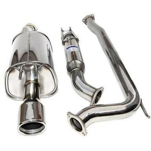 Invidia Q300 Rolled Stainless Steel Tip Cat Back Exhaust Honda Civic Si Coupe 2012-2014