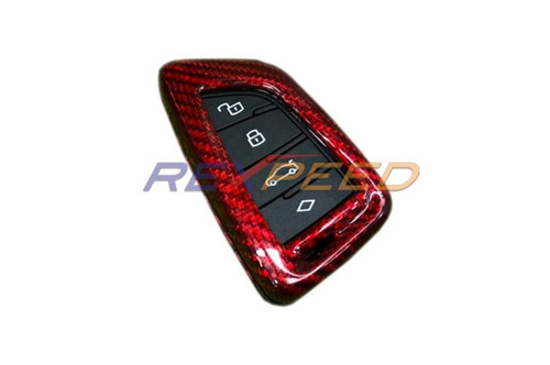 Rexpeed Carbon Fiber Key FOB for 2020 Supra - Red