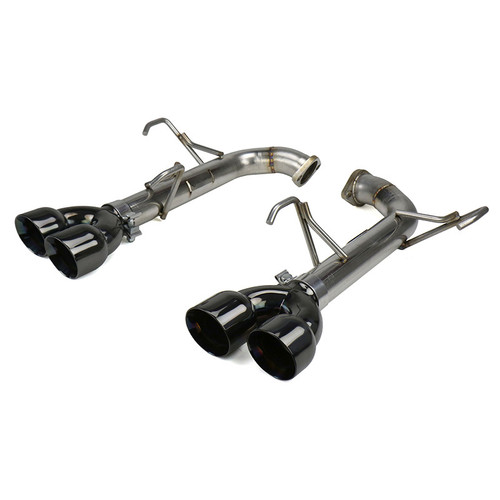 FactionFab Axle Back Exhaust Black Tip STI 2019+