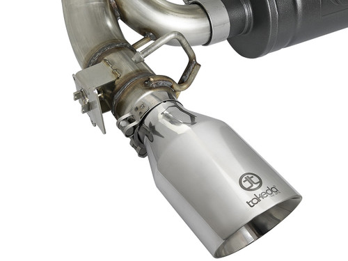 Takeda 3 IN 304 Stainless Steel Cat-Back Exhaust System w/ Polished Tip
