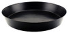 Black Premium Plastic Saucer 20 in (5/Cs)