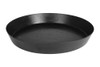 Gro Pro Heavy Duty Black Saucer w/ Tall Sides - 25 in (10/Cs)