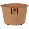 Gro Pro Essential Round Fabric Pot w/ Handles 30 Gallon - Tan