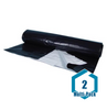 Panda Black & White Poly Film 10 ft x 100 ft Roll: 2 pack