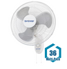 Hurricane Supreme Oscillating Wall Mount Fan 18 in (36/Plt): 36 pack