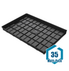 Botanicare 4' Black ABS Drain Tray: 35 pack