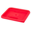 Cambro Square Food Storage lid for   8 Quart-Red
