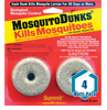 This item is a package bundle that includes Mosquito Dunks, a premier biological insecticide exploiting BTI (Bacillus thuringiensis israelensis) to target and eliminate mosquito larvae. Aimed at species known to carry and transmit infections such as West Nile Virus, Zika Virus, and Dengue Fever, this product stands as the only one of its kind to offer a sustained release mechanism. Capable of lasting 30 days or more, it's been designed for placement in any standing water where mosquitoes are prone to breed. Suitable regardless of the water volume, each Dunk is adept at treating 100 square feet of surface area and can be divided according to necessity. Acknowledged and labeled for organic gardening by the USEPA, it ensures high efficiency with minimal environmental footprint. Importantly, it's thoroughly non-toxic, posing no risk to wildlife, domestic pets, fish, or humans.