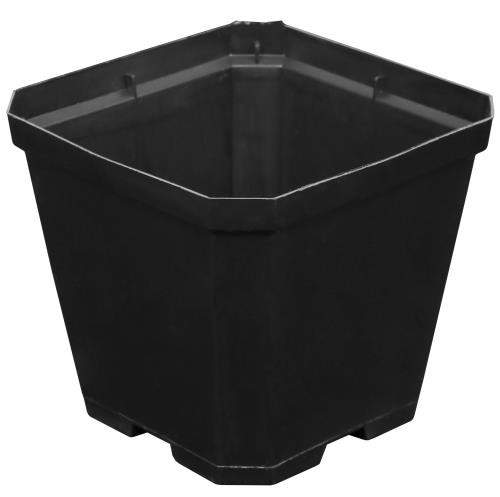 Gro Pro Black Plastic Pot 4 in x 4 in x 3.5 in