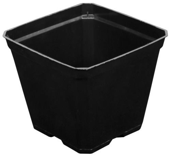 Gro Pro Black Plastic Pot 3.5 in x 3.5 in x 3 in