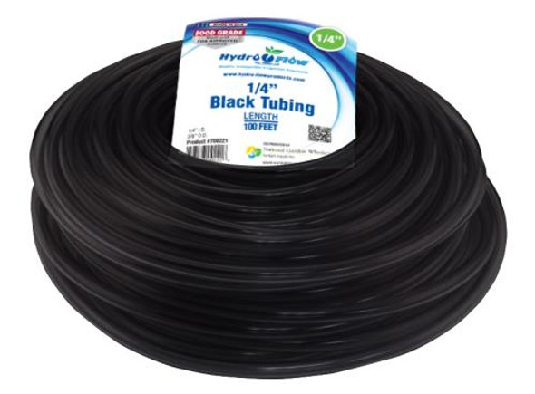 Hydro Flow Vinyl Tubing Black 1/4 in ID - 3/8 in OD 100 ft Roll