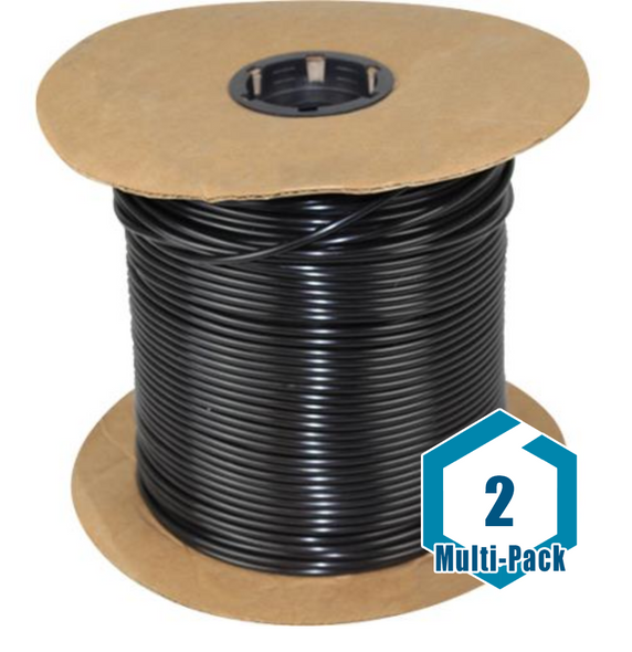 Hydro Flow Poly Tubing 3/16 in ID x 1/4 in OD 1000 ft Roll: 2 pack