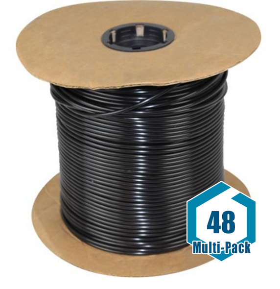 Hydro Flow Poly Tubing 3/16 in ID x 1/4 in OD 1000 ft Roll: 48 pack