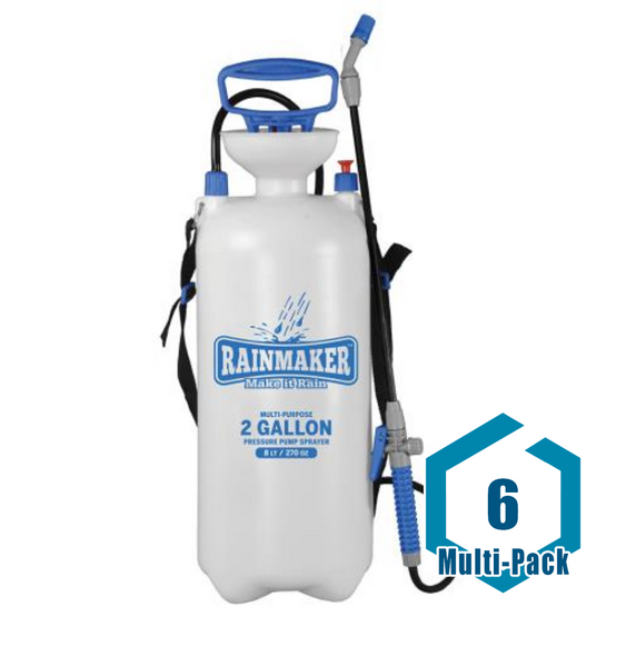 Rainmaker 2 Gallon (8 Liter) Pump Sprayer: 6 pack
