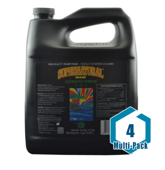 Supernatural Ultimate Thrive 4 Liter: 4 pack