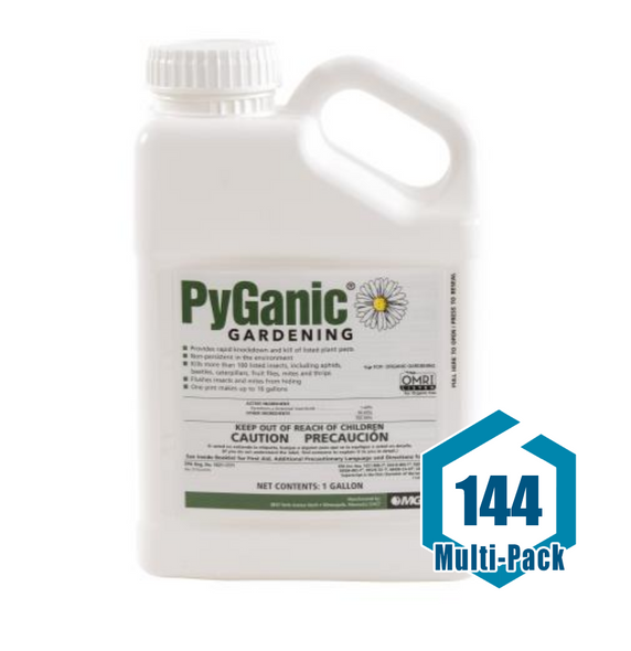 PyGanic Gardening Gallon: 144 pack