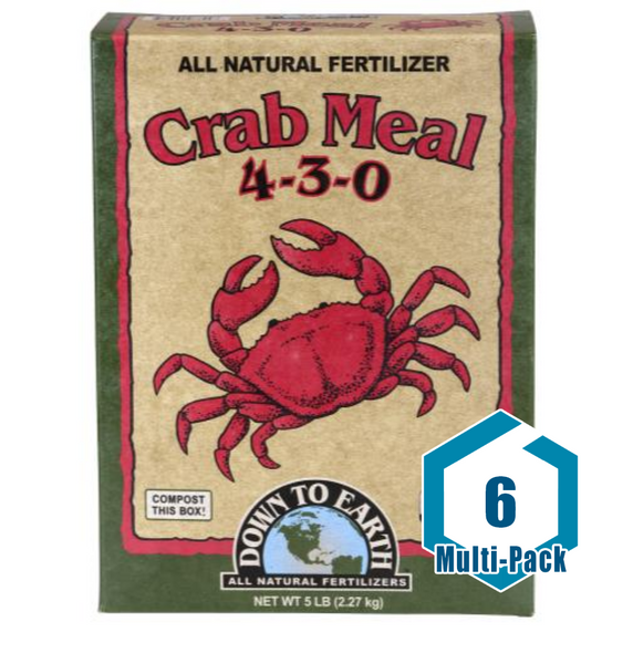 Down To Earth Crab Meal - 5 lb: 6 pack
