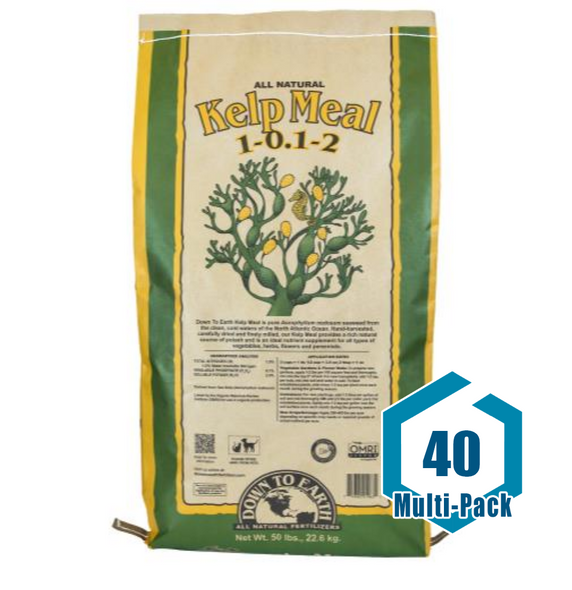 Down To Earth Kelp Meal All Natural 1-0.1-2 OMRI - 50 lb: 40 pack