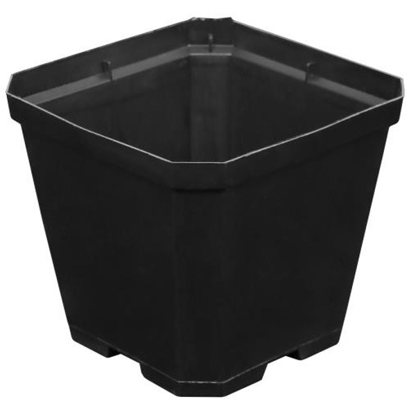 Gro Pro Black Plastic Pot 4 in x 4 in x 3.5 in