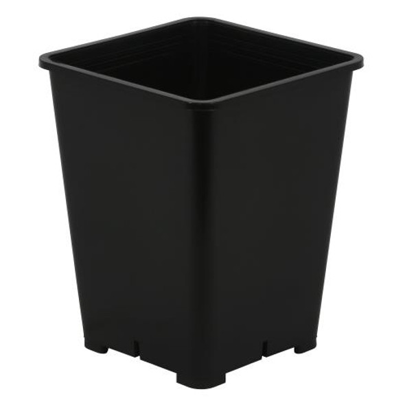 Gro Pro Premium Black Square Pot 6 in x 6 in x 8 in