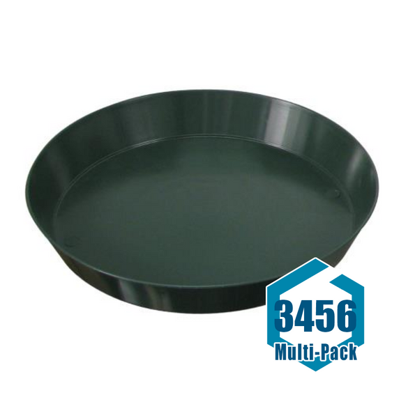 Green Premium Plastic Saucer 12 in : 3456 pack