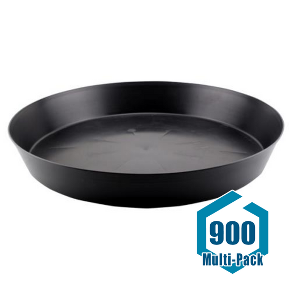 Black Premium Plastic Saucer 18 in : 900 pack