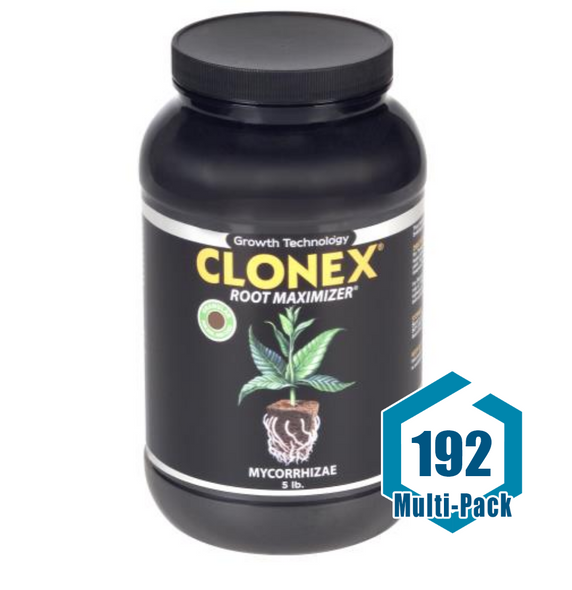 HydroDynamics Clonex Mycorrhizae Root Maximizer 5 lb Granular: 192 pack