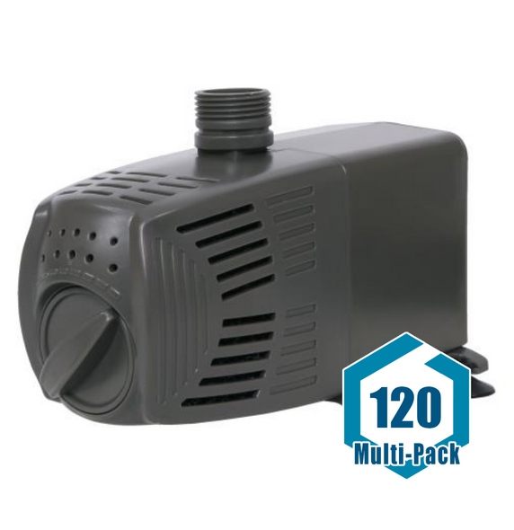 EcoPlus Adjustable Water Pump 1110 GPH: 120 pack