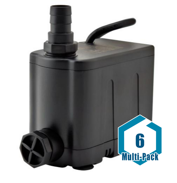 EcoPlus Convertible Bottom Draw Water Pump 585 GPH: 6 pack