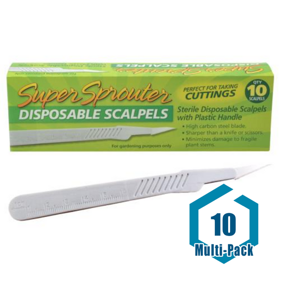 Super Sprouter Sterile Disposable Scalpel : 10 pack
