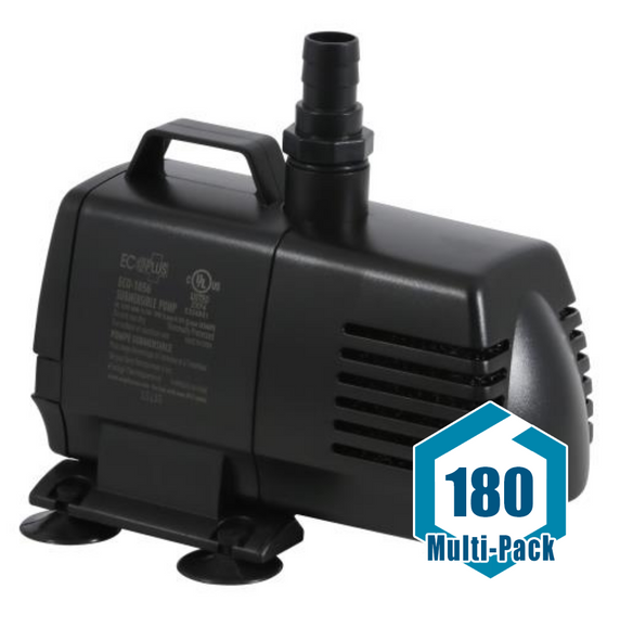 EcoPlus Eco 1056 Fixed Flow Submersible/Inline Pump 1083 GPH: 180 pack