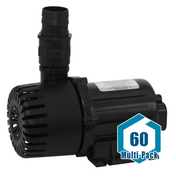 EcoPlus Eco 4950 Fixed Flow SubmersibleInline Pump 4750 GPH: 60 pack