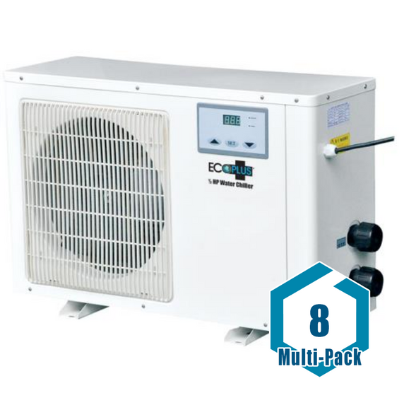 EcoPlus Commercial Grade Water Chiller 1/2 HP: 8 pack