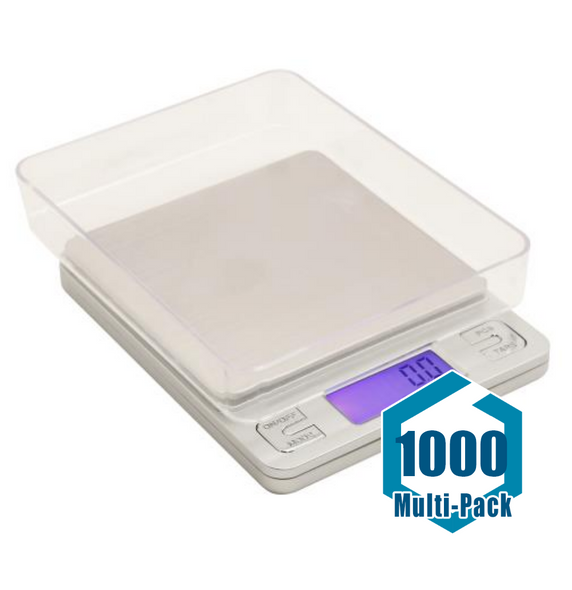 Measure Master 3000g Digital Table Top Scale w/ Tray 3000g Capacity x 0.1g Accuracy: 1000 pack