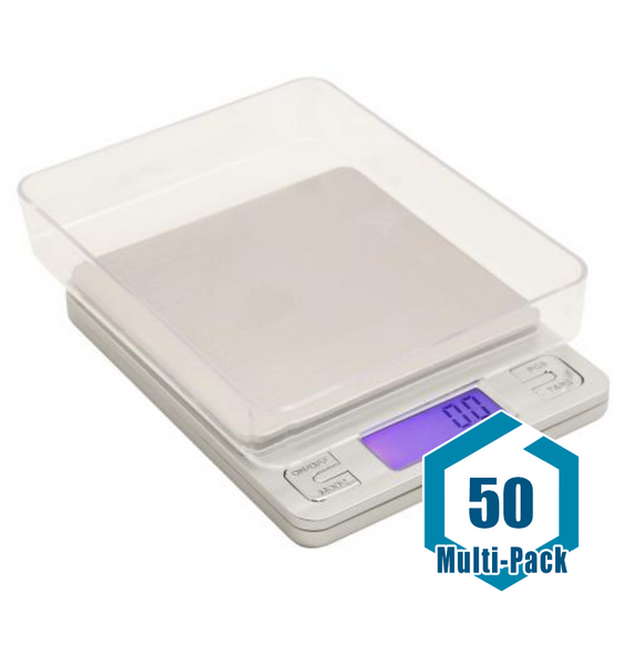 Measure Master 3000g Digital Table Top Scale w/ Tray 3000g Capacity x 0.1g Accuracy: 50 pack