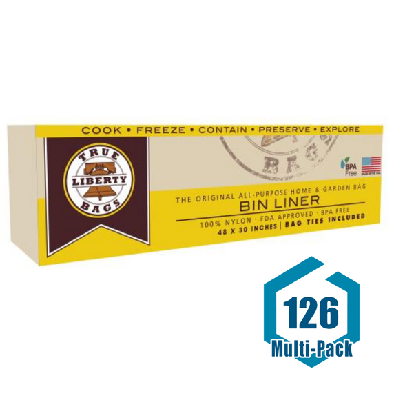 True Liberty Bin Liners 44 in x 30 in (25/Pack): 126 pack