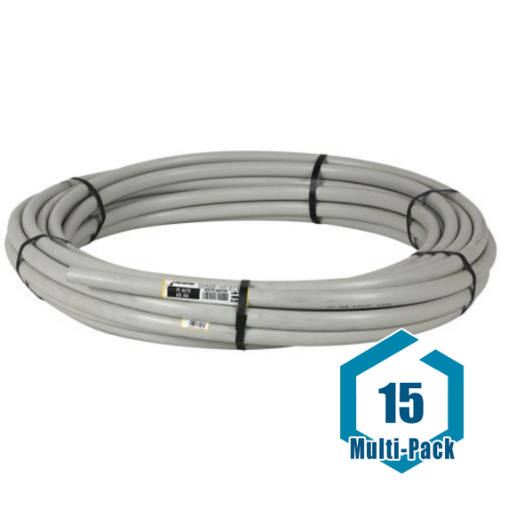 Netafim UV White / Black Polyethylene Tubing 3/4 in (.82 in ID x .94 in OD) - 100 ft: 15 pack