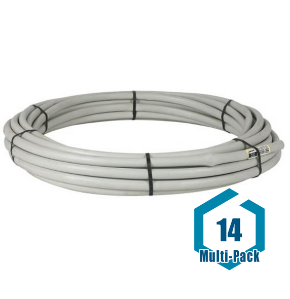 Netafim UV White / Black Polyethylene Tubing 1 in (1.06 in ID x 1.20 in OD) - 100 ft: 14 pack