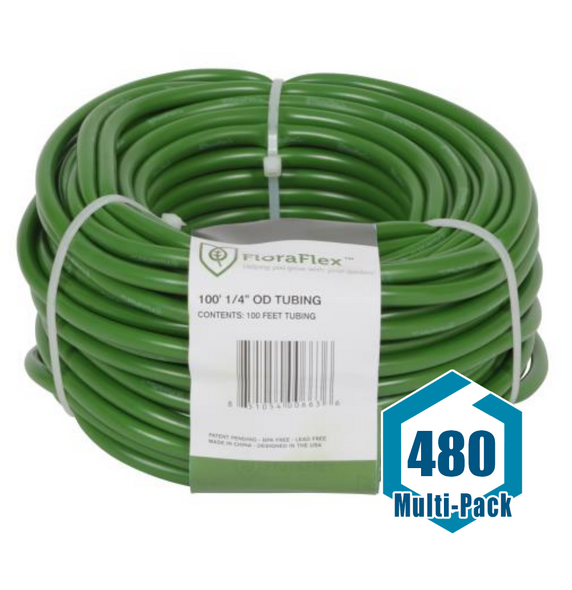 FloraFlex 3/16 in ID - 1/4 in OD Tubing 100 ft Roll: 480 pack